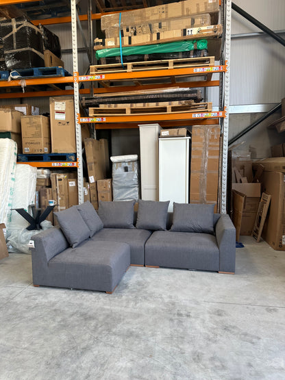 John Lewis Tokyo Medium LHF Corner Group SOFT WEAVE STEEL