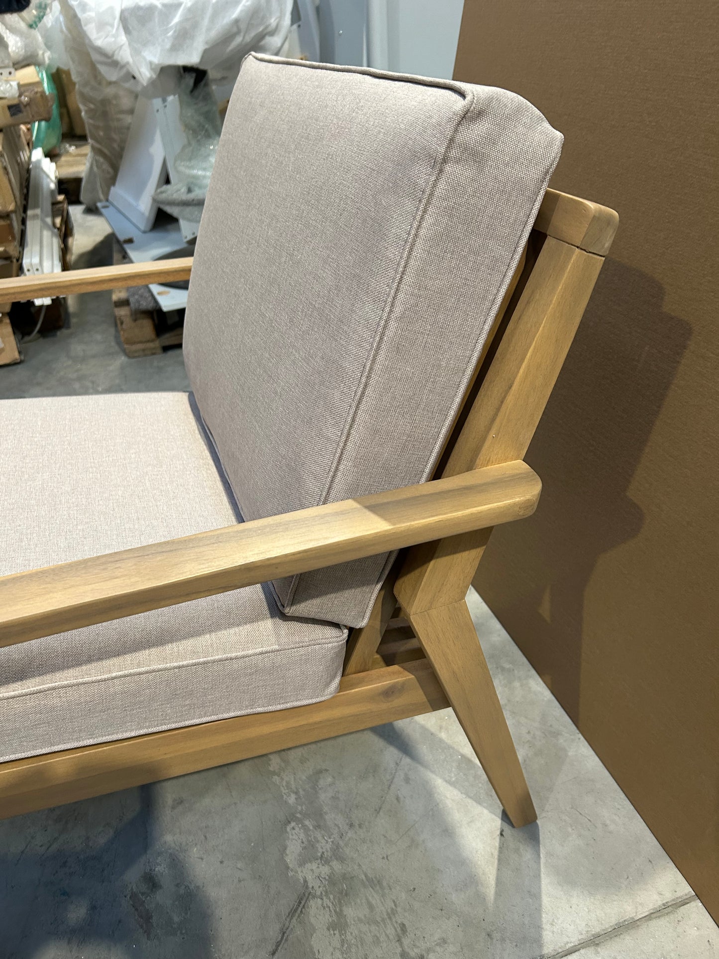 John Lewis Mona Garden Lounge Chair Acacia Wood Natural