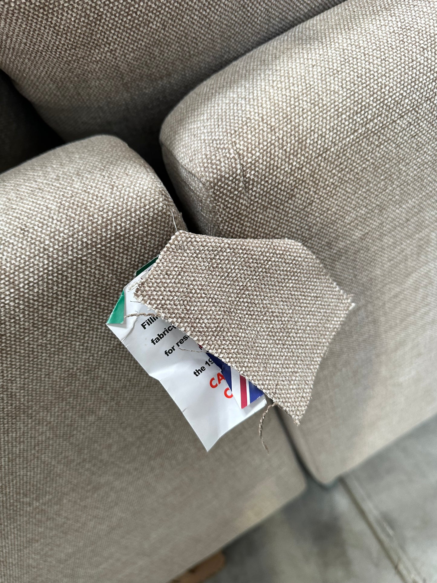 John Lewis Retreat 5+ Seater RHF Corner Chaise End Sofa, Metal Leg, Soft Touch Chenille Natural