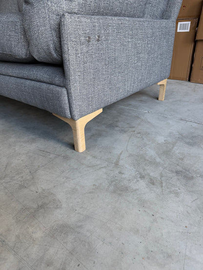 John Lewis Sofa Power Recliner Java Medium 2 Seater Storm Grey Easy Clean