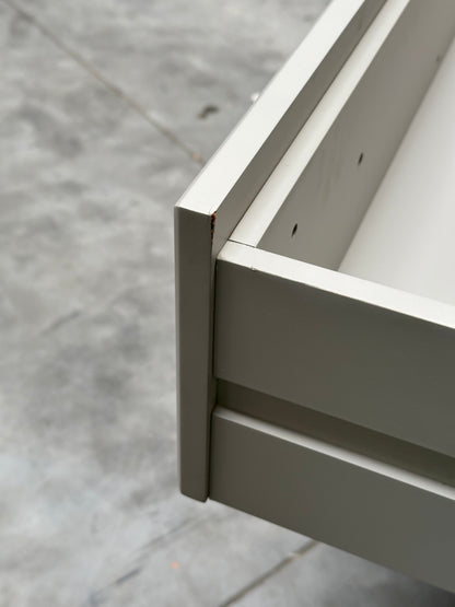 John Lewis Chest of Drawers Bobbin 3 Drawer Grey