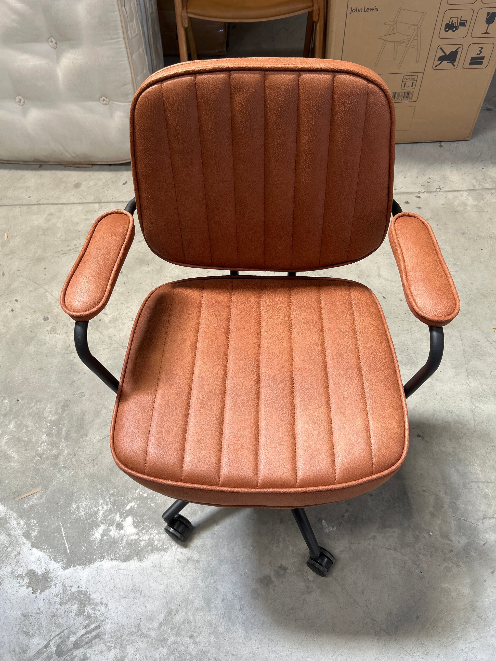 John Lewis Rowley Office Chair Whisky