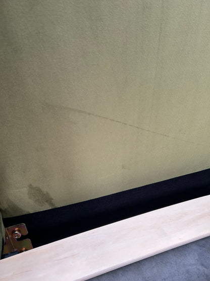 John Lewis Grace Bed Frame, Double, Velvet Olive