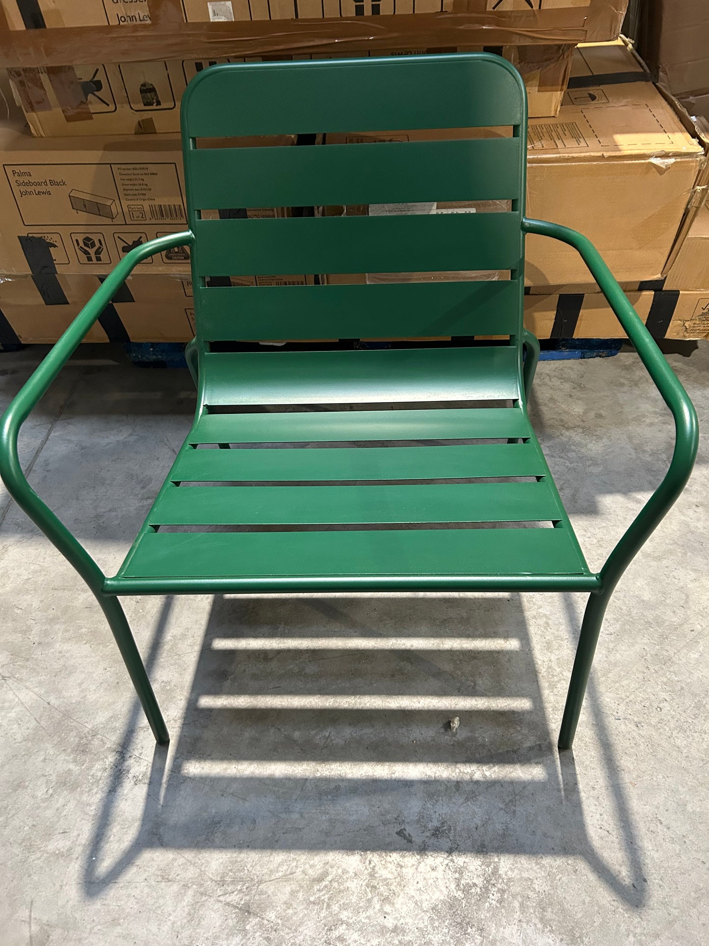 John Lewis Metal Garden Lounge Chai