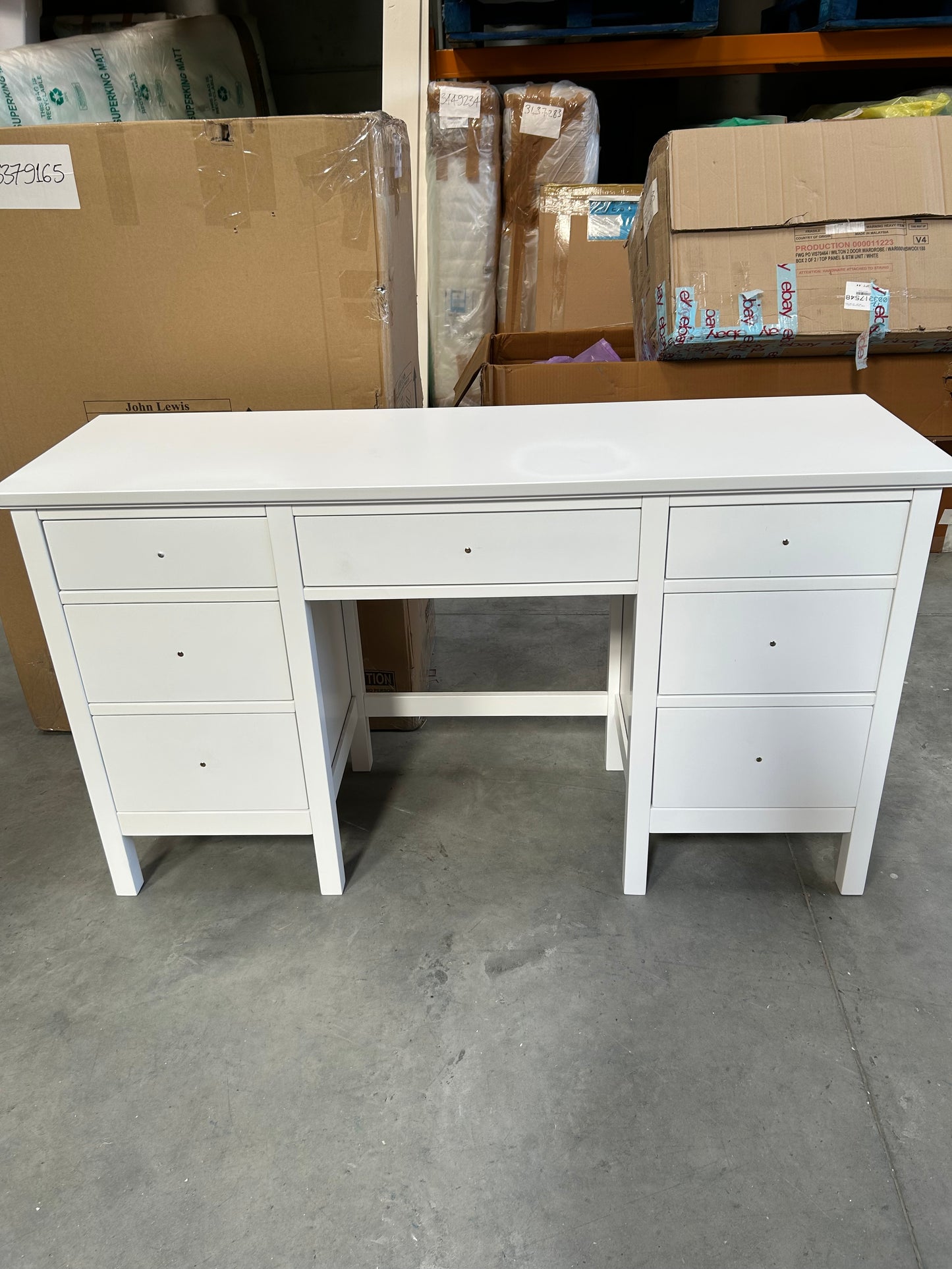 John Lewis Wilton Dressing Table White