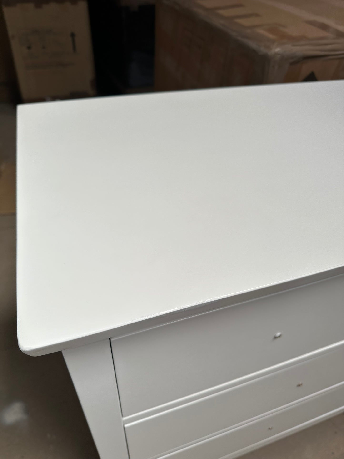 John Lewis Chest of Drawer White Wilton 7 Drawer