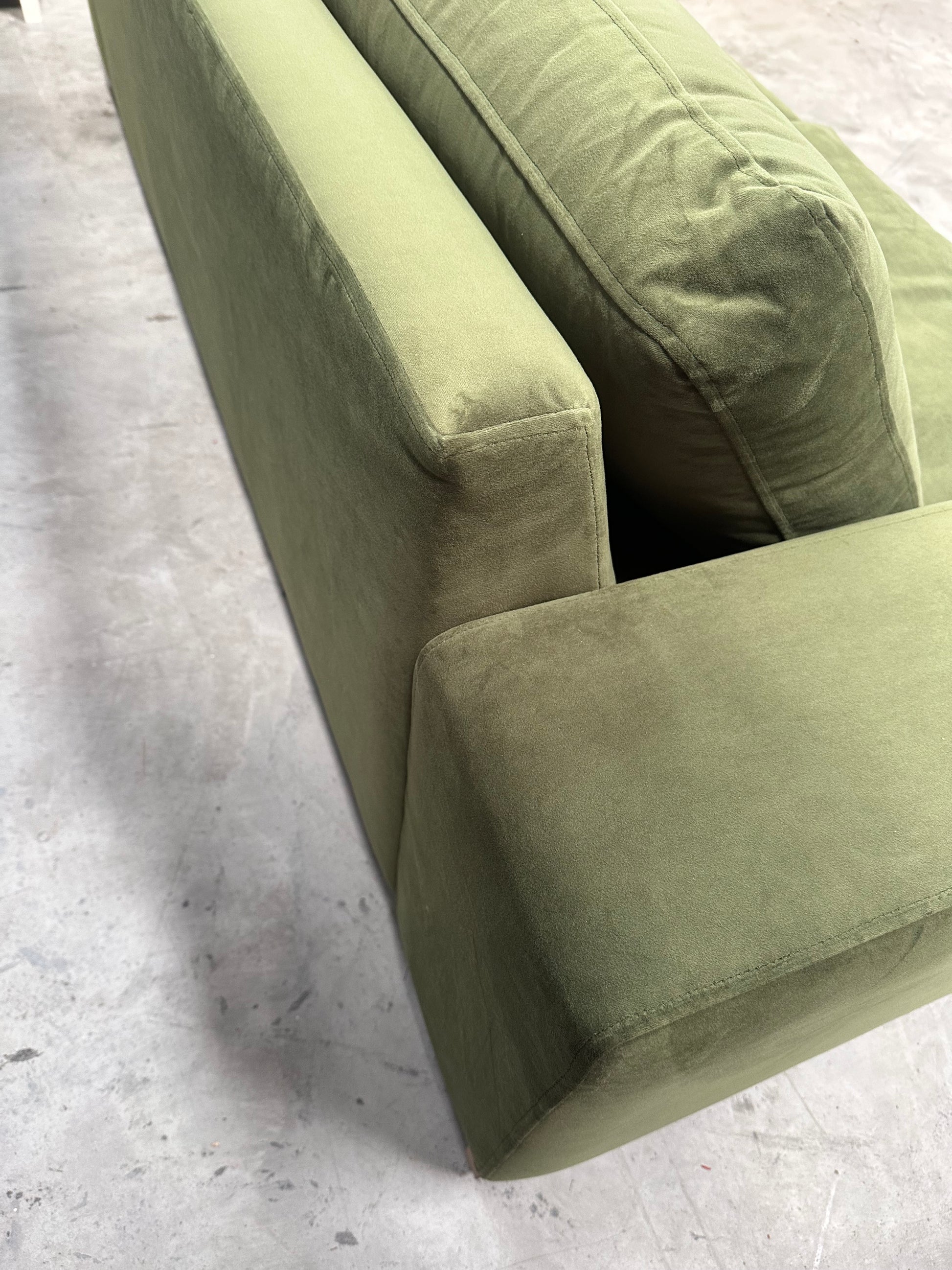 Swoon Denver Large 3 Seater Sofa,, Fern Velvet