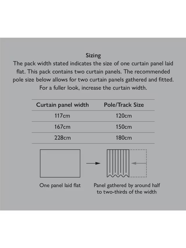 John Lewis Textured Weave Pair Blackout Lined Pencil Pleat Curtains, Natural, W228 x Drop 274cm