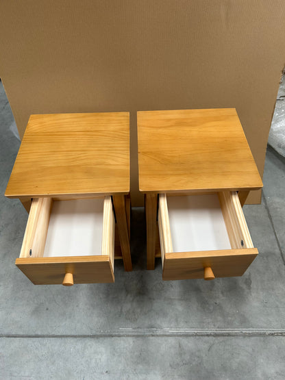 John Lewis Wilton Bedside Tables Set of 2 Natural