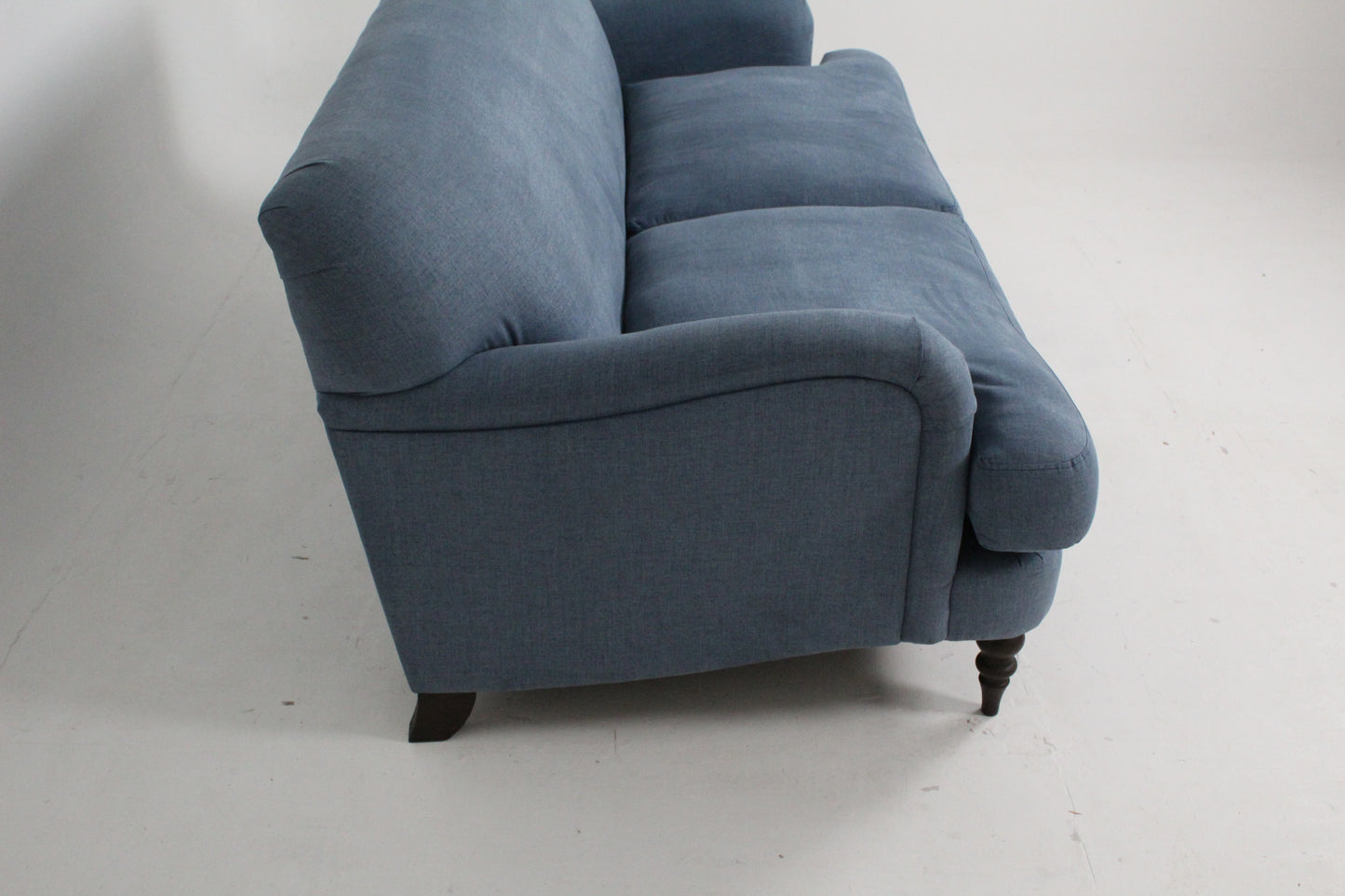 John Lewis Otley Large 3 Seater Sofa In Linen Loch Blue