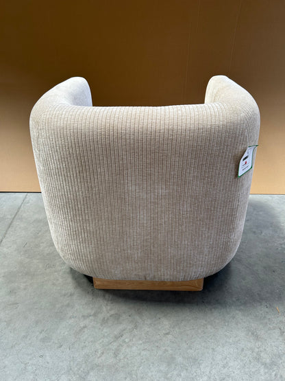 John Lewis Vila Tub Corduroy Armchair, Natural Living Room