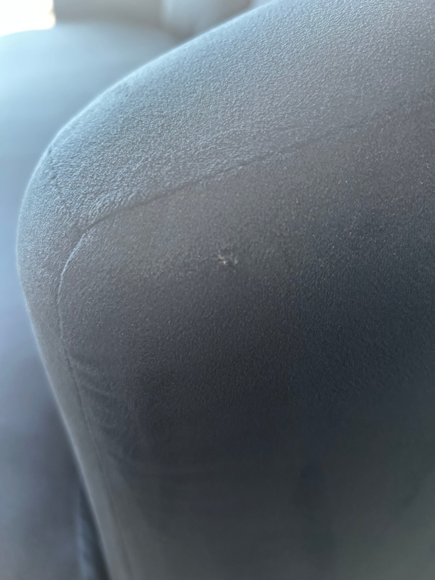 John Lewis Lozenge Large 3 Seater Sofa Easy Clean Plush Velvet Navy