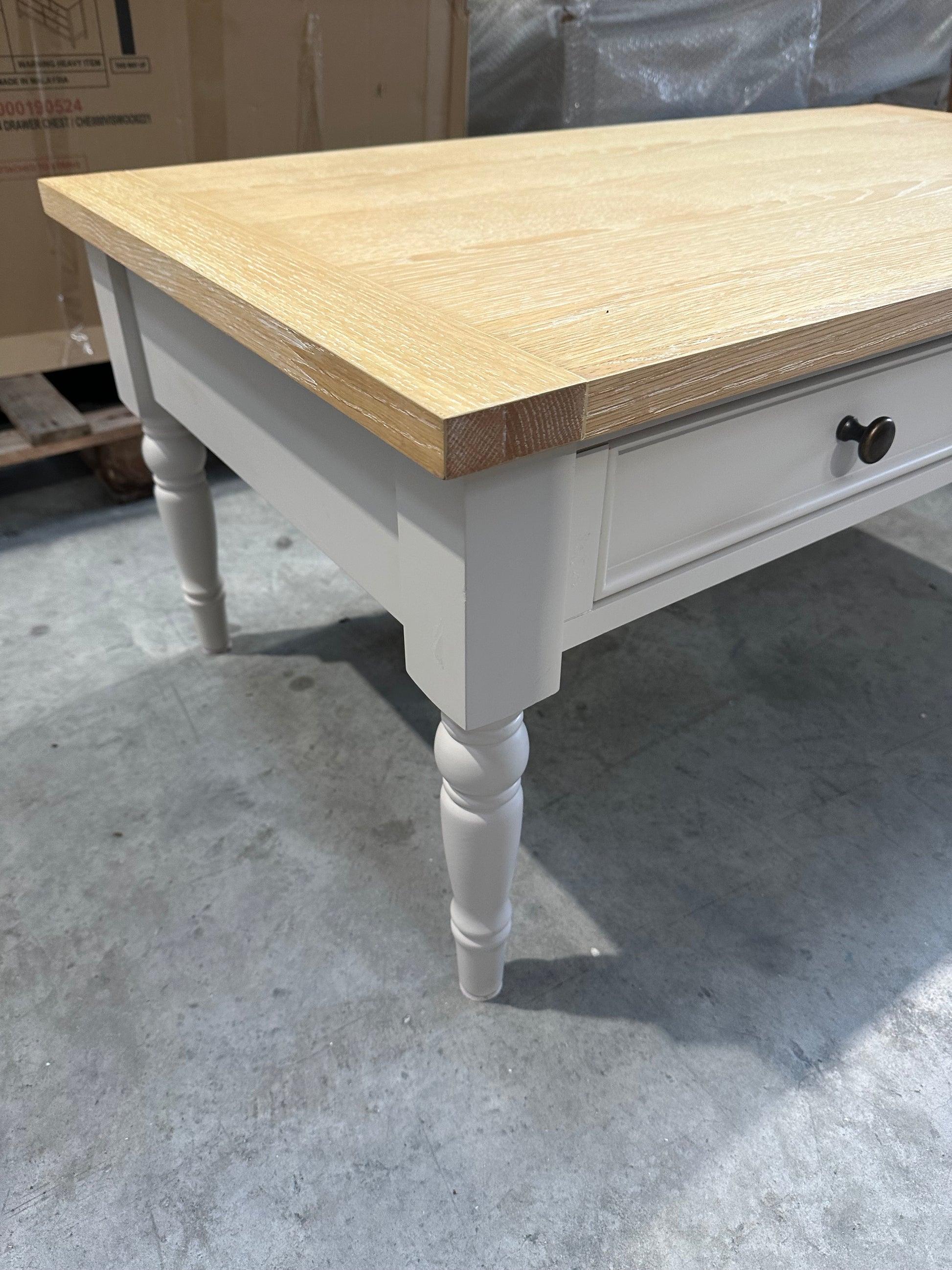 John Lewis Foxmoor Storage Coffee Table, FSC-Certified, Oak & Cream