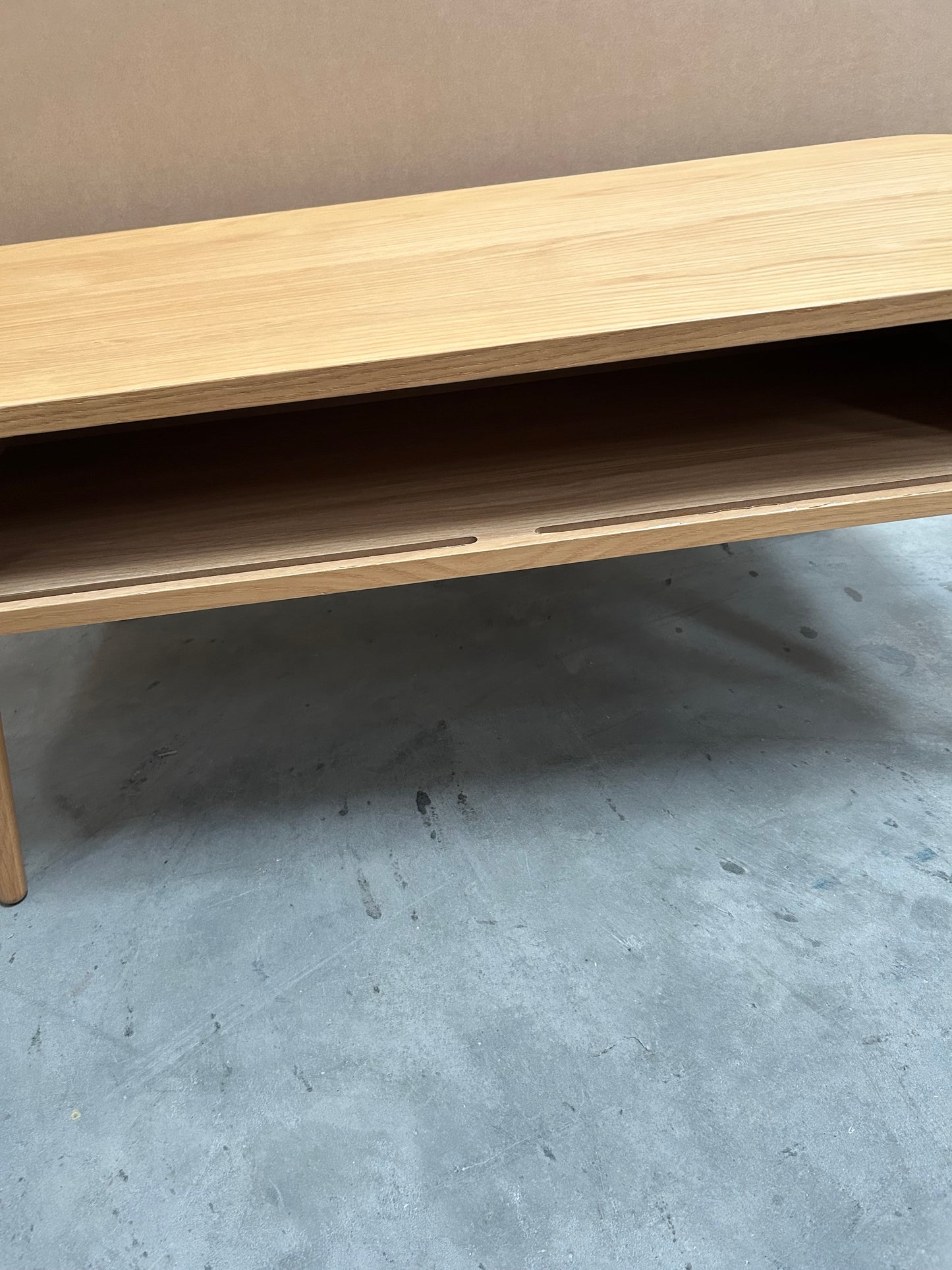 John Lewis Grayson Storage Coffee Table Oak