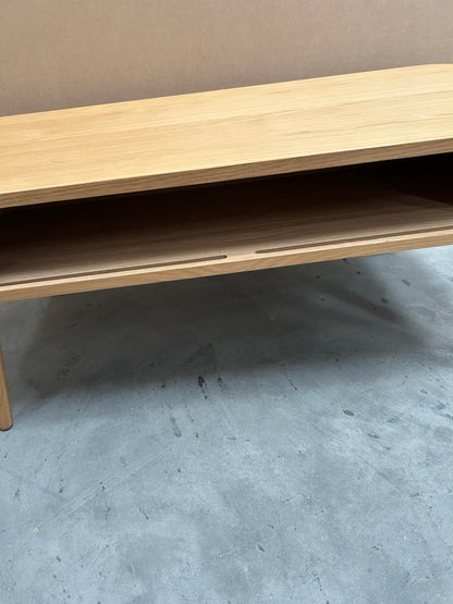 John Lewis Grayson Storage Coffee Table Oak