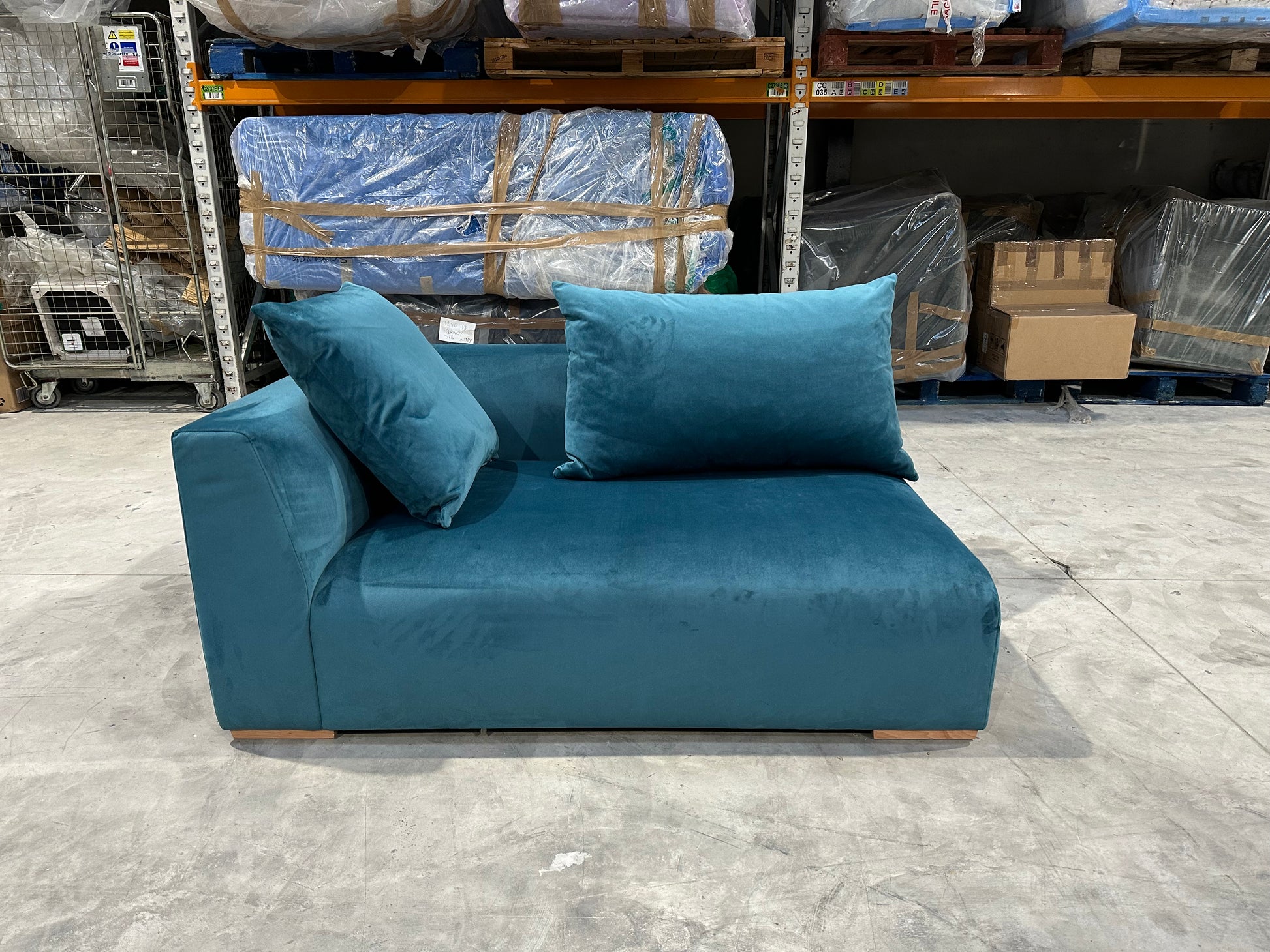 John Lewis Tokyo LHF Grand Modular Arm Unit In Teal