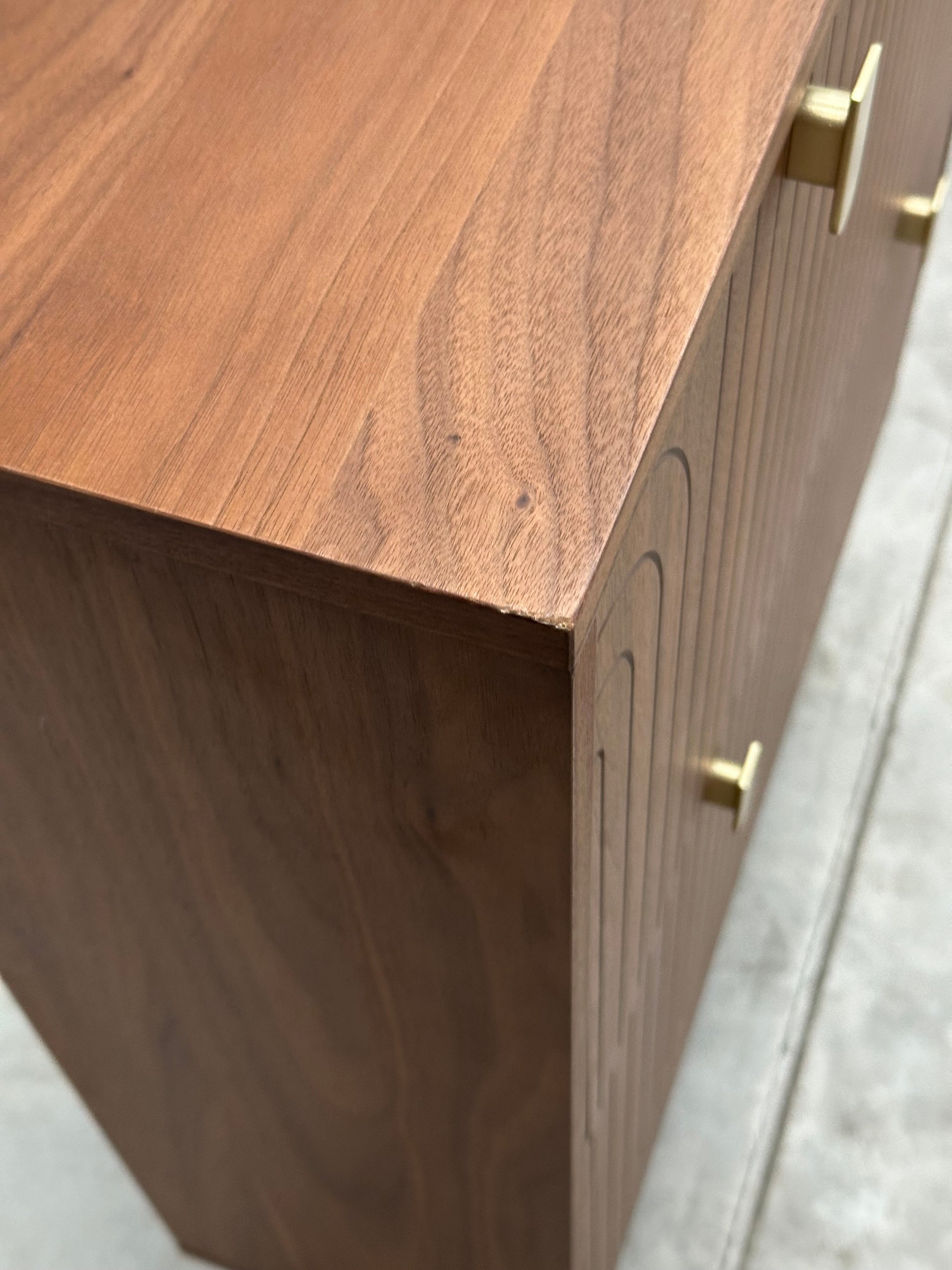 John Lewis Harvard Wide Shoe Storage Unit, Walnut