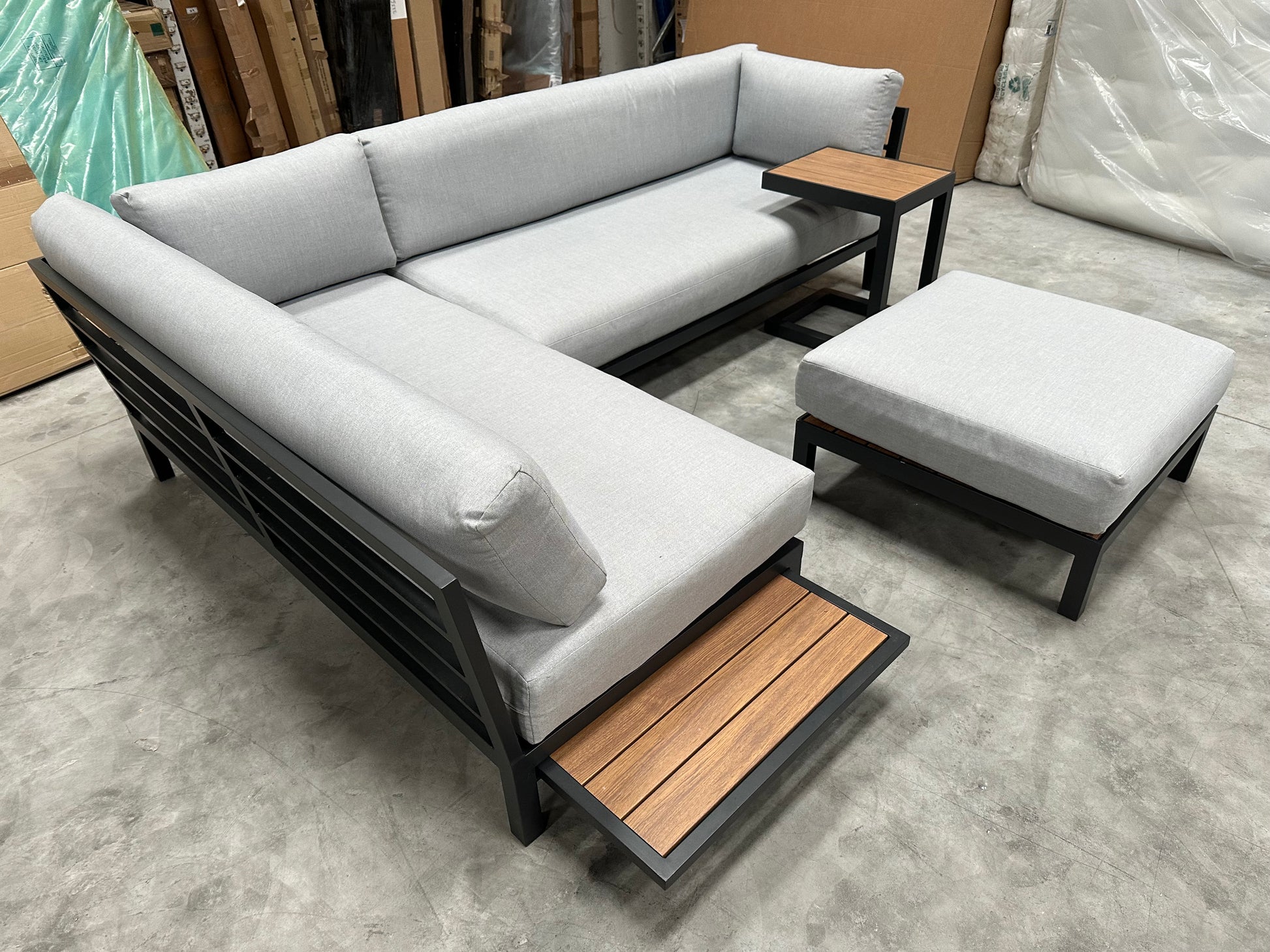 John Lewis Platform Modular 4-Seater Garden Lounging Set