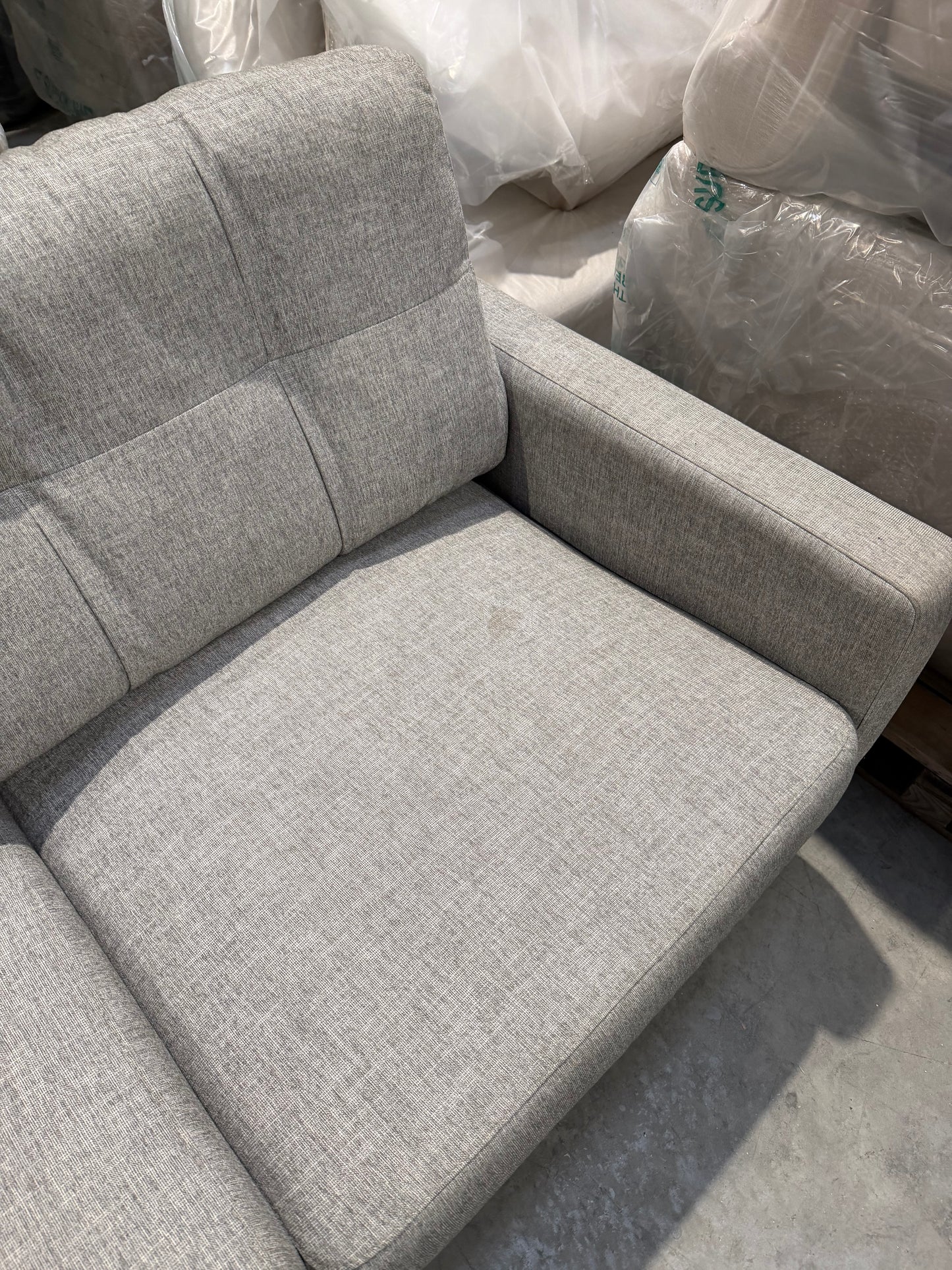 John Lewis Corner Sofa Barbican 5+ Seater Connie Grey