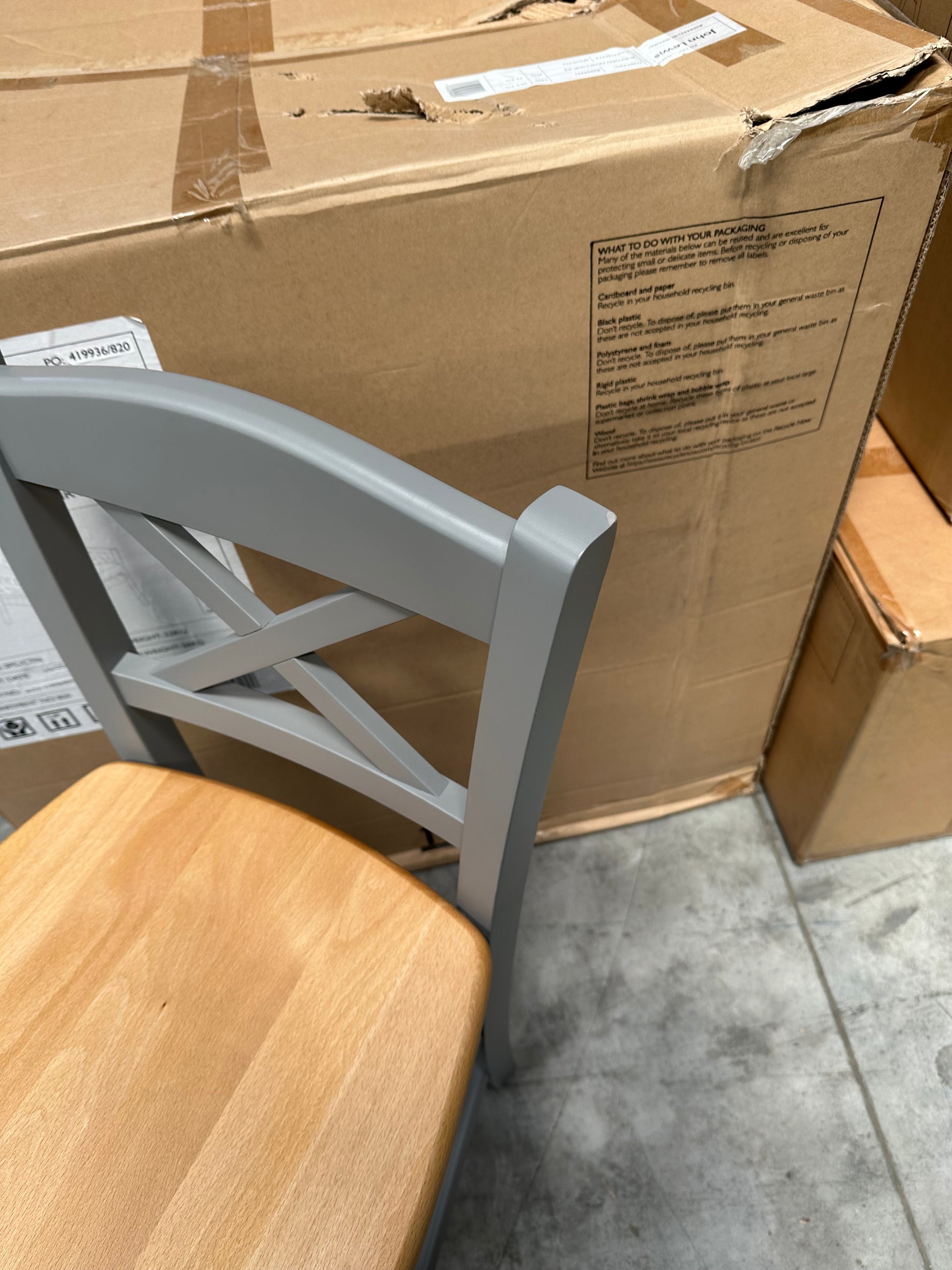 John Lewis Clayton Bar Stool Grey