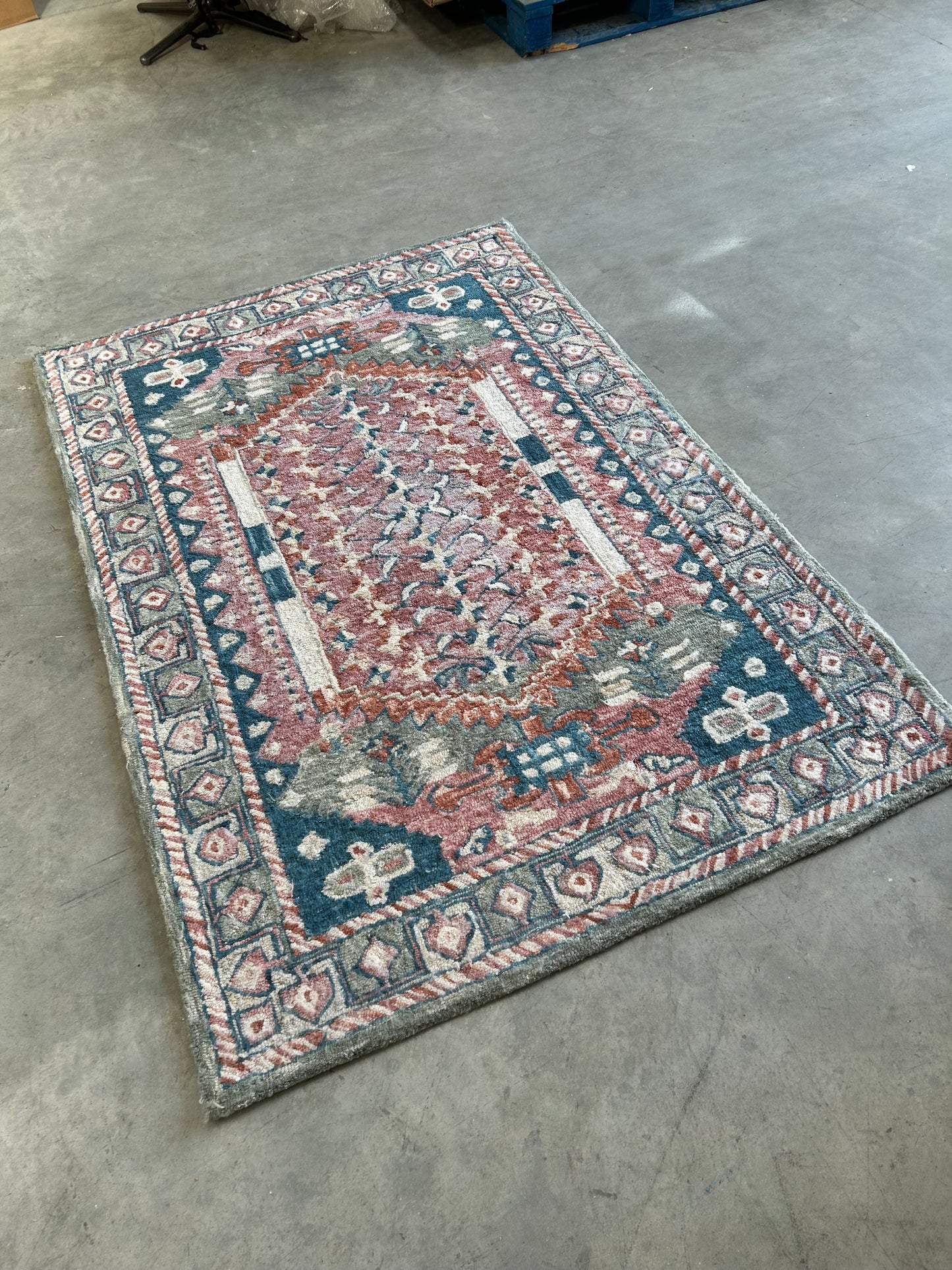 John Lewis Fashion Quashquai Rug, Green, L180 x W120 cm