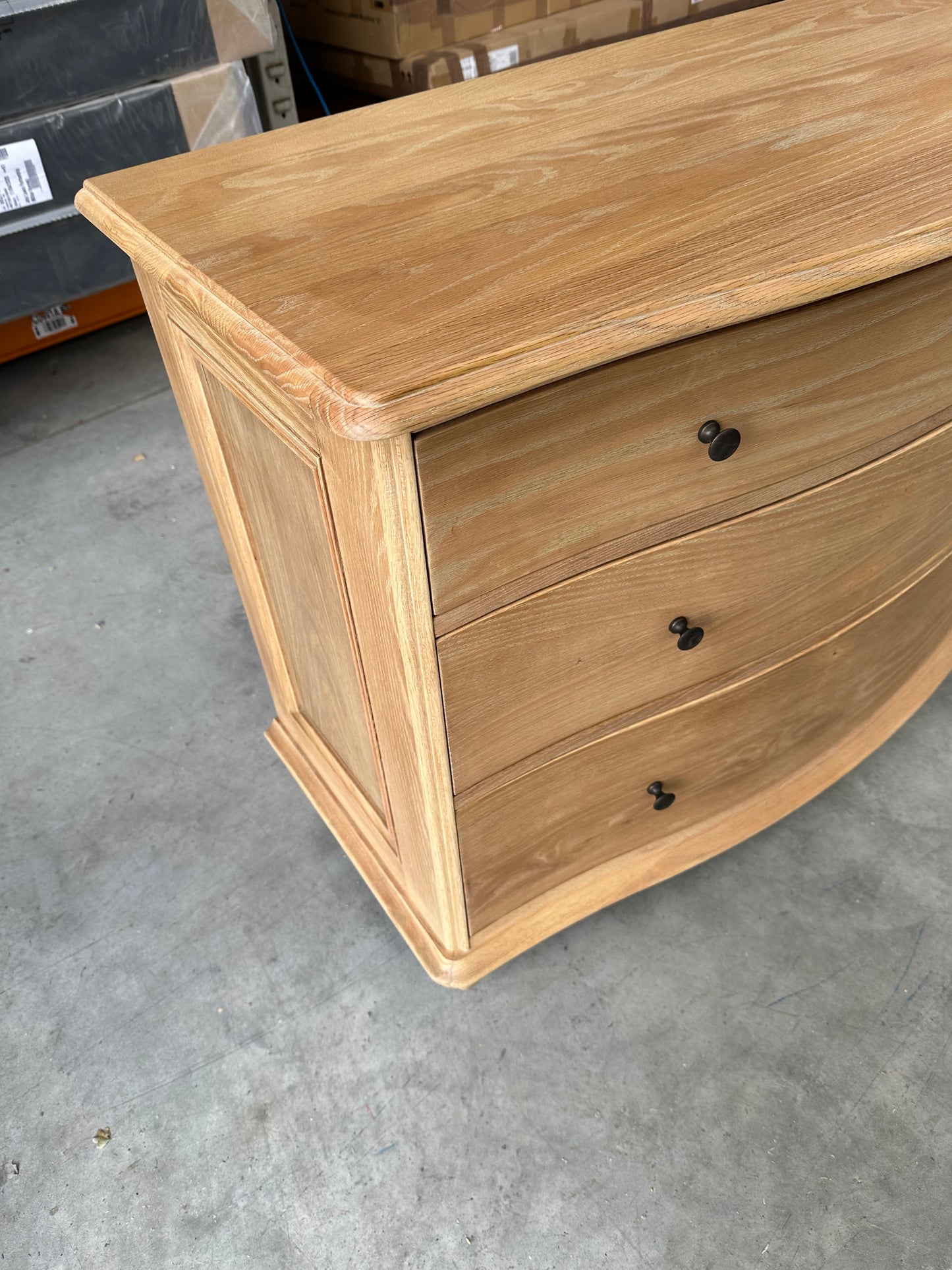 John Lewis Louis 3 Drawer Chest, Oak