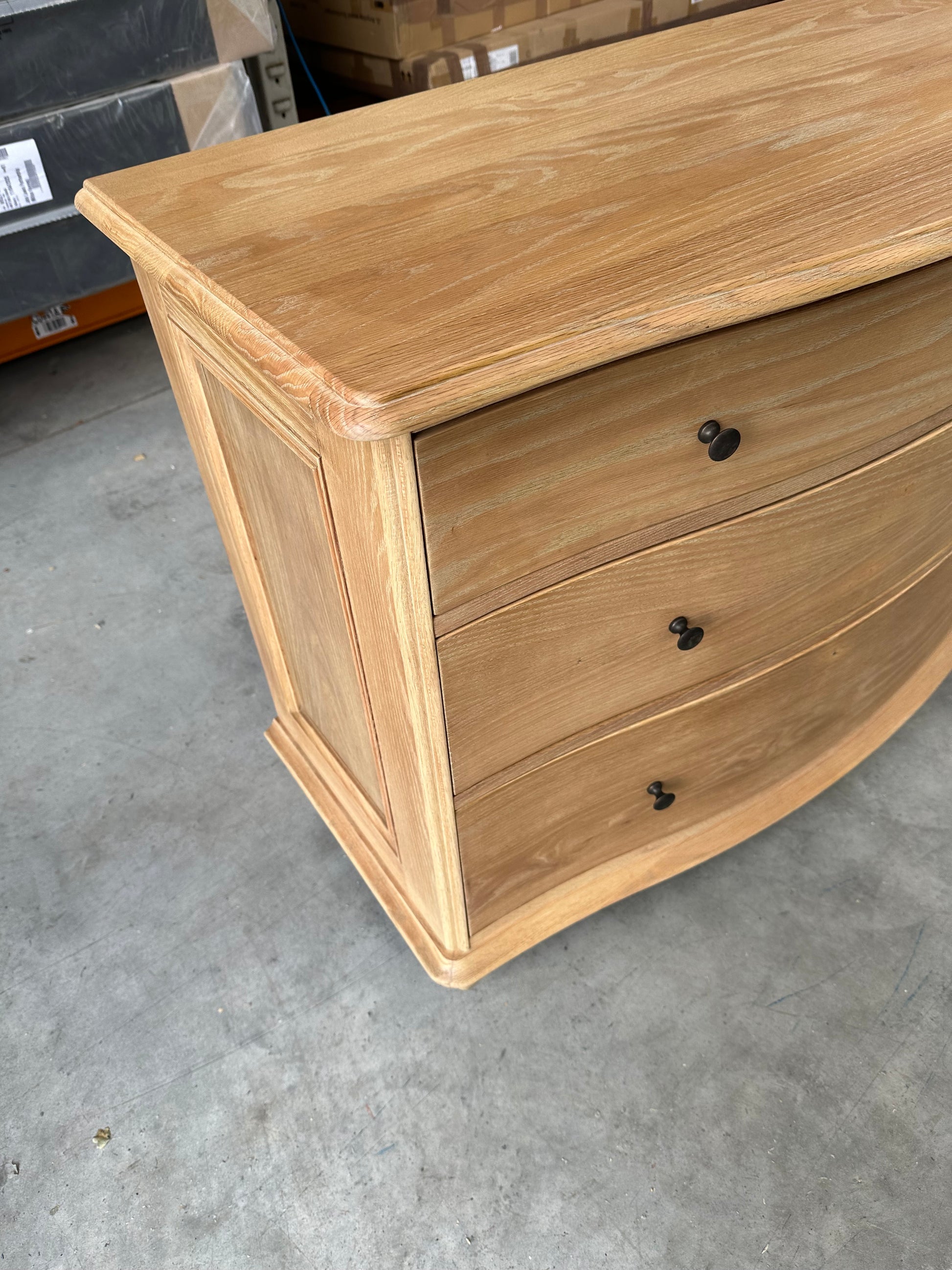 John Lewis Louis 3 Drawer Chest, Oak