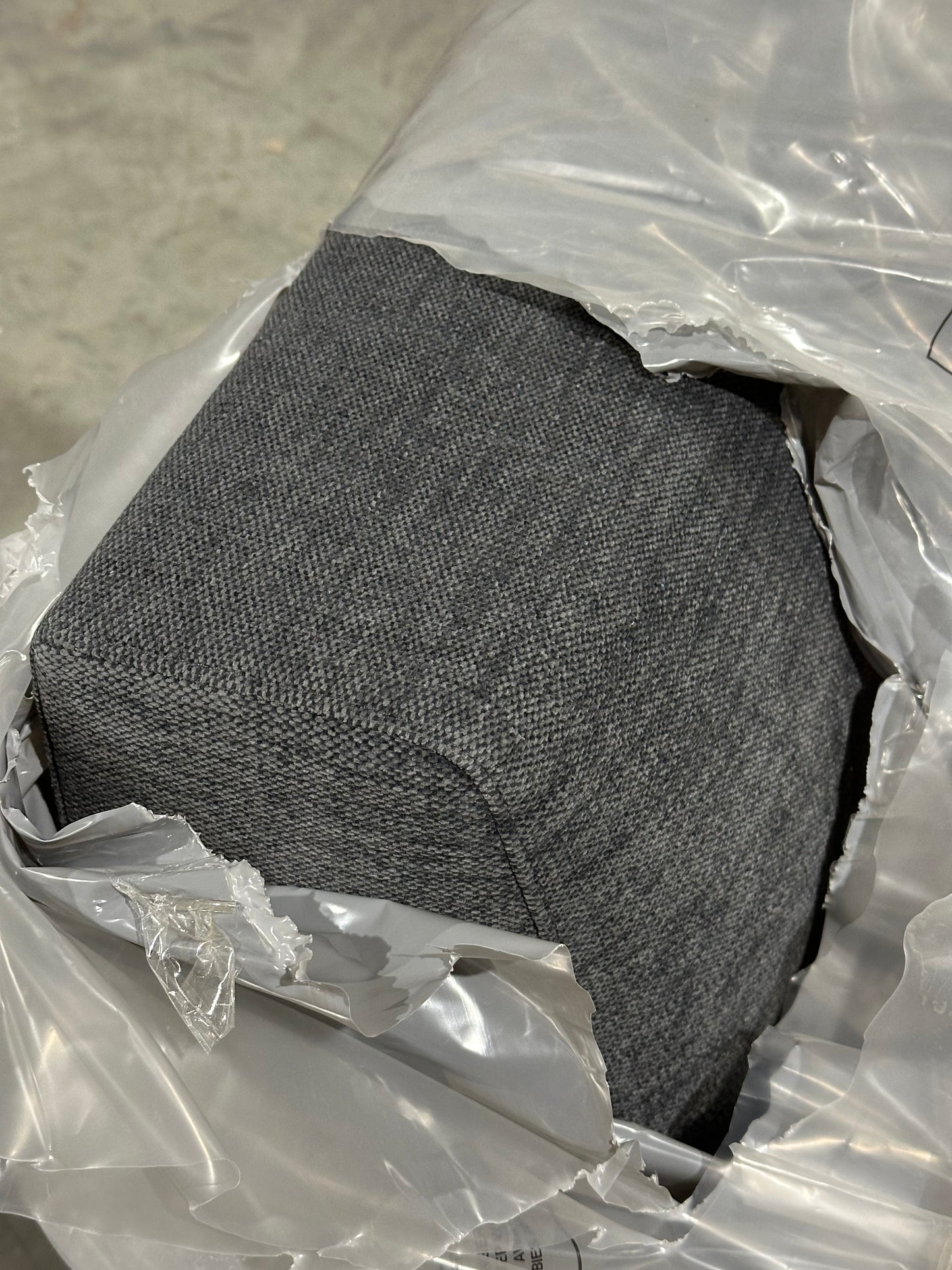 John Lewis Tokyo Grand 4 Seater Sofa Modular Chenille Charcoal Easy Clean Chunky