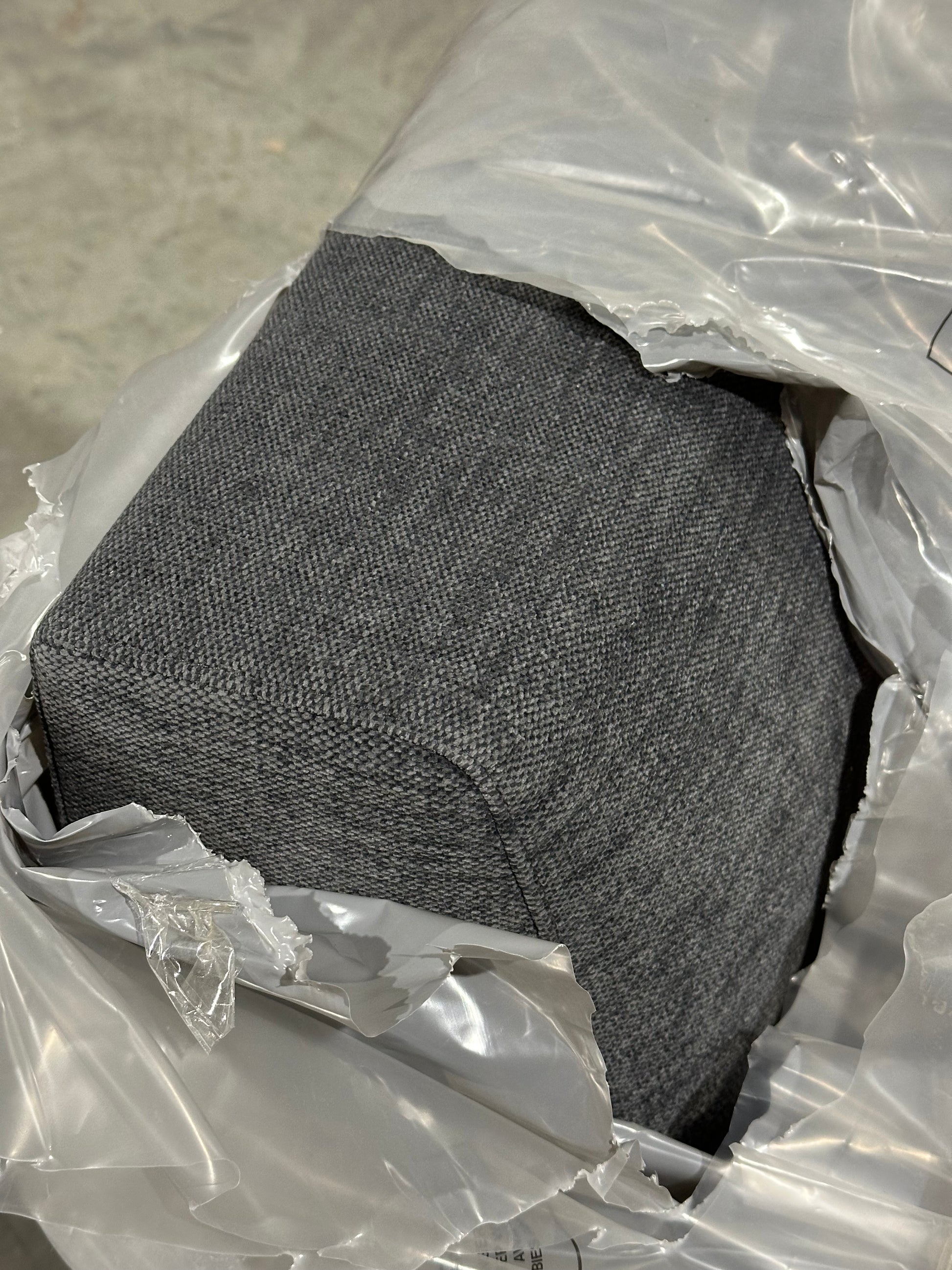 John Lewis Tokyo Grand 4 Seater Sofa Modular Chenille Charcoal Easy Clean Chunky