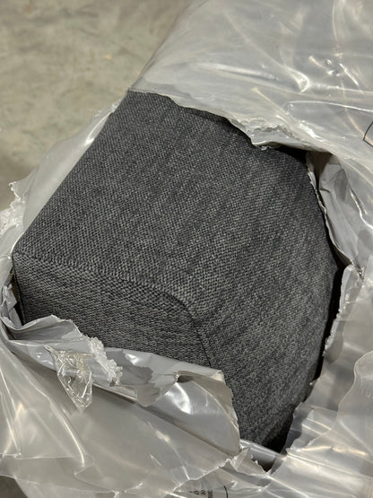 John Lewis Tokyo Grand 4 Seater Sofa Modular Chenille Charcoal Easy Clean Chunky