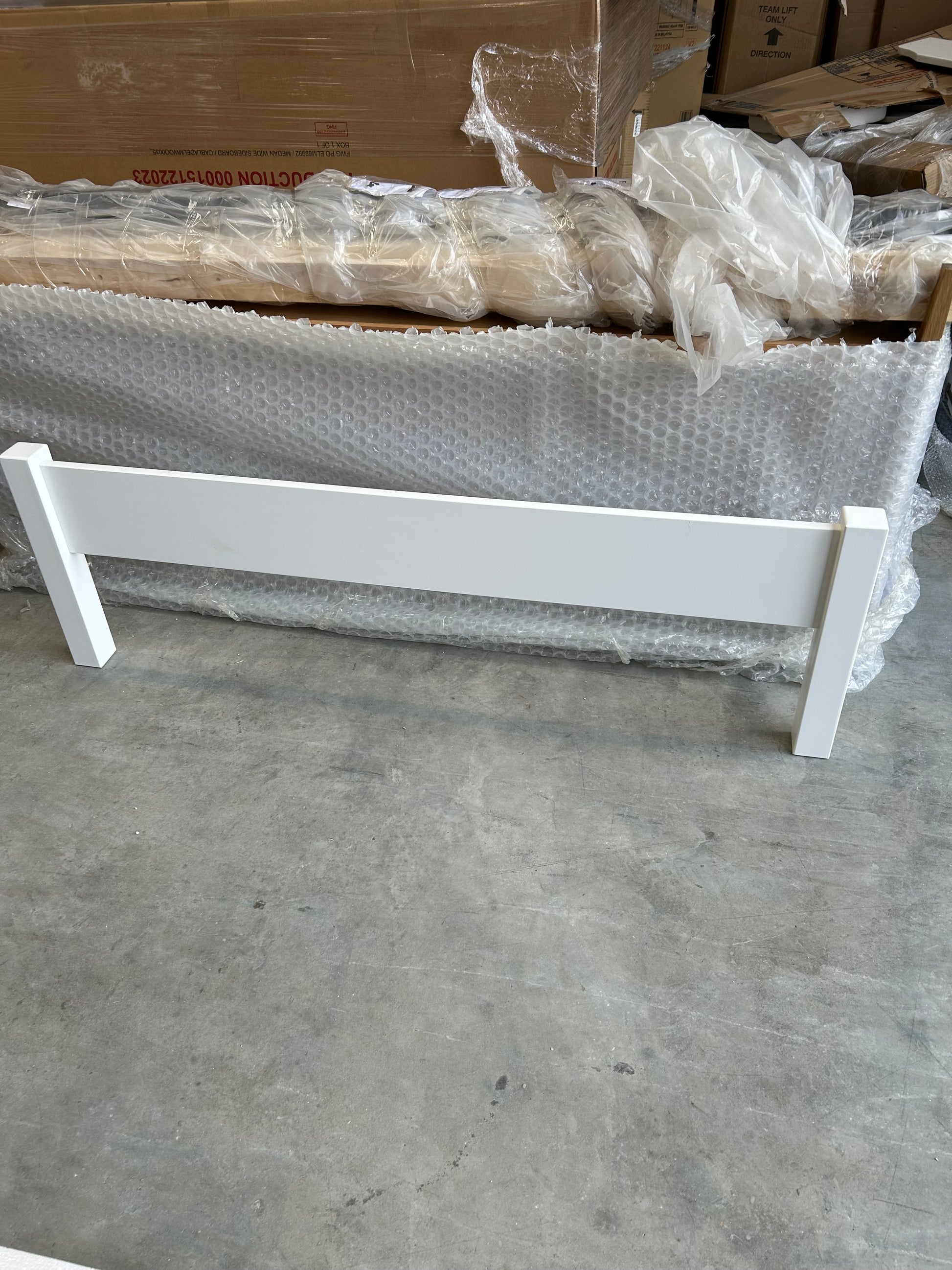 John Lewis Wilton Bed Frame, Double, White