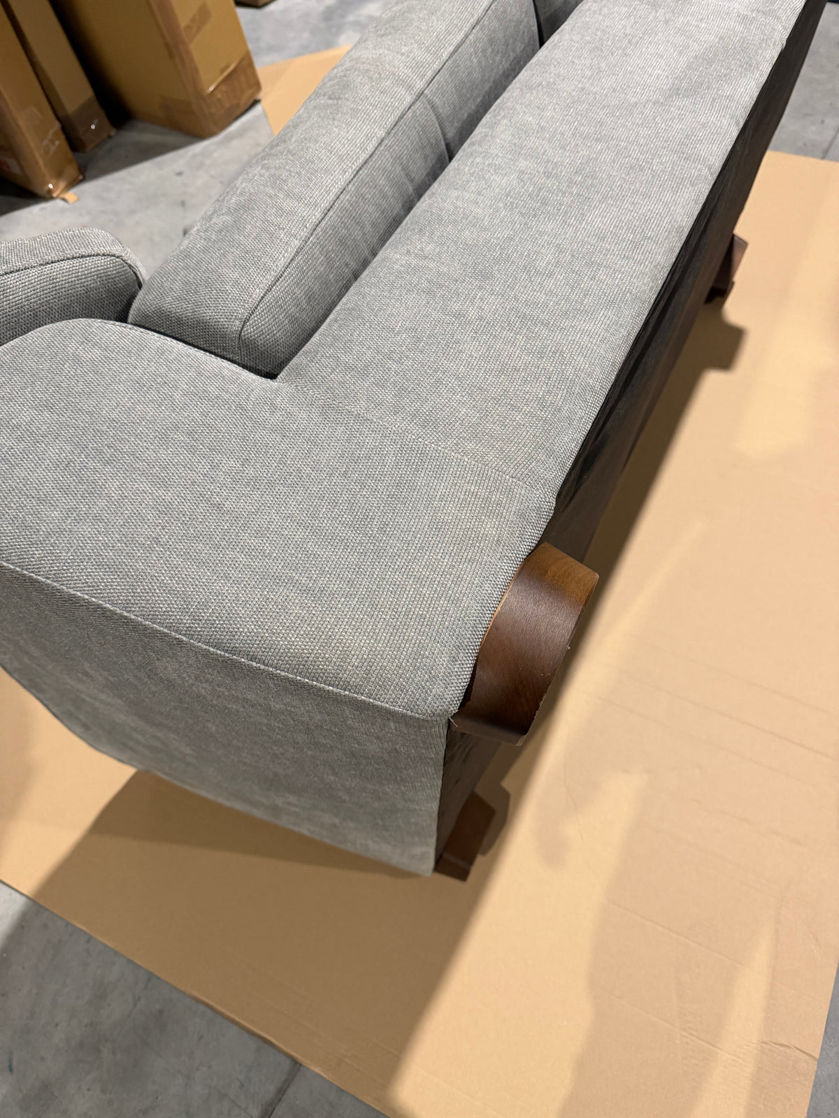 John Lewis Camden Medium 2 Seater Sofa Easy Clean Chenille Steel