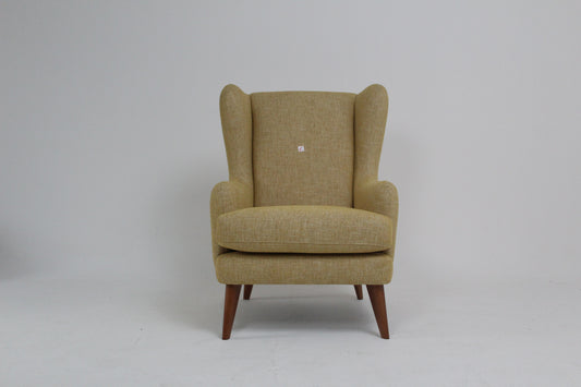 John Lewis Bergen Armchair, Dark Leg in Mustard