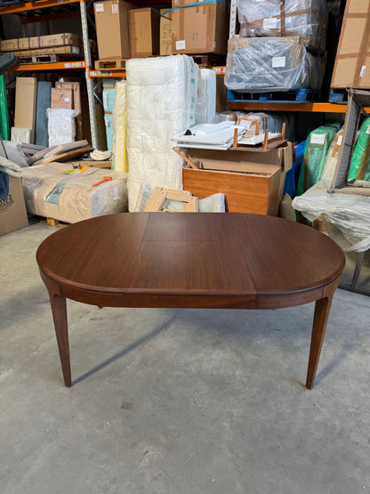La Redoute AM.PM Sanara Walnut and Veneer Extendable Round Table 4 - 8 People