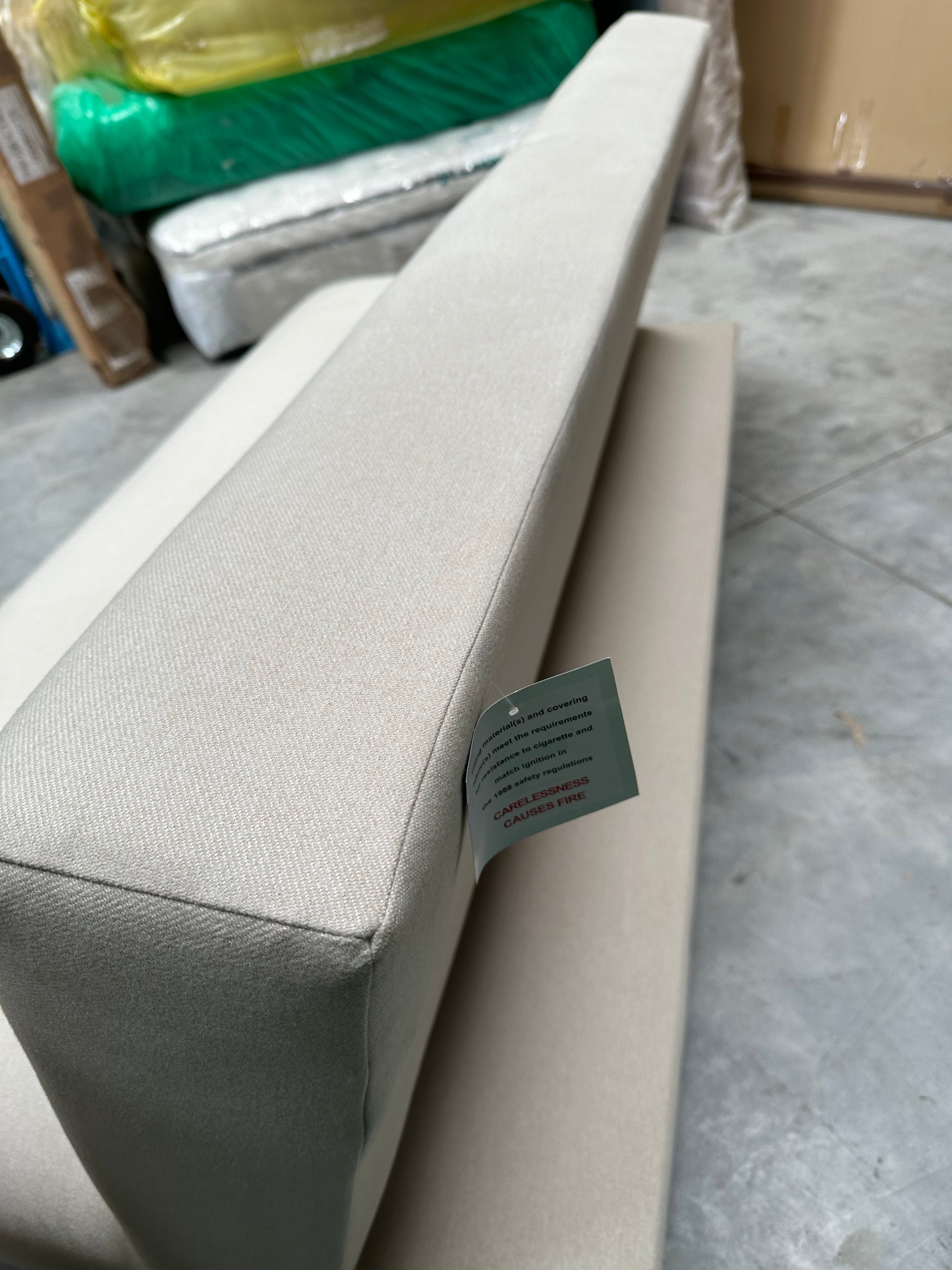 John Lewis Clapton Fixed Back Small Double Sofa Bed, Light Leg, Cambridge Natural