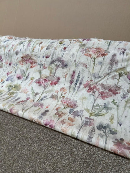 Voyage Hinton poppy linen  Furnishing Fabric,  29m RRP £44M