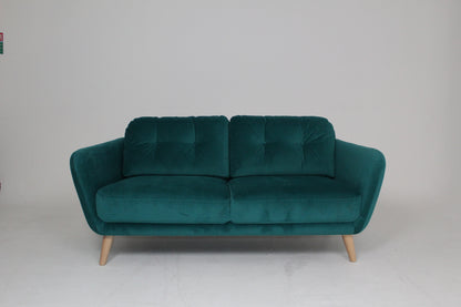 John Lewis Arlo Medium 2 Seater Sofa in Aquaclean Harriet Teal