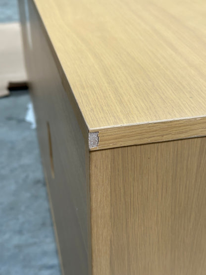 John Lewis Slatted TV Stand Sideboard for TVs up to 60", Oak