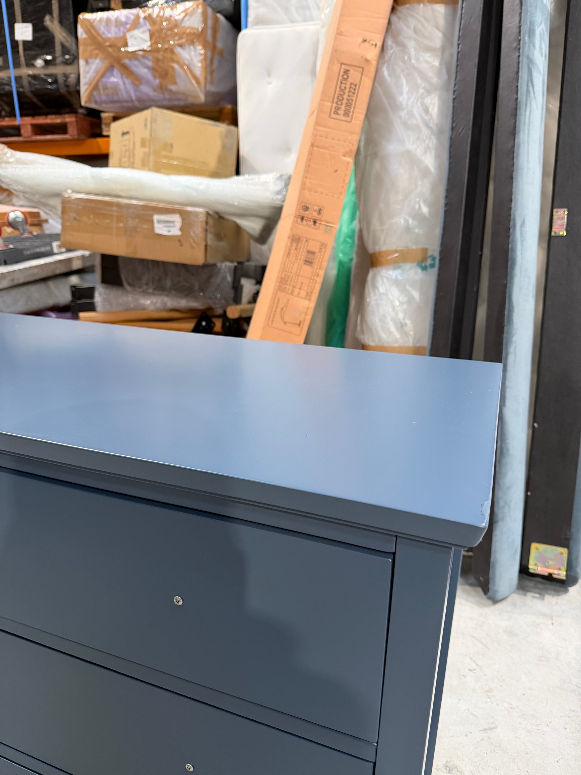 WILTON 3 DRAWER CHEST DENIM