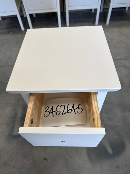 John Lewis Wilton Bedside Table Whit