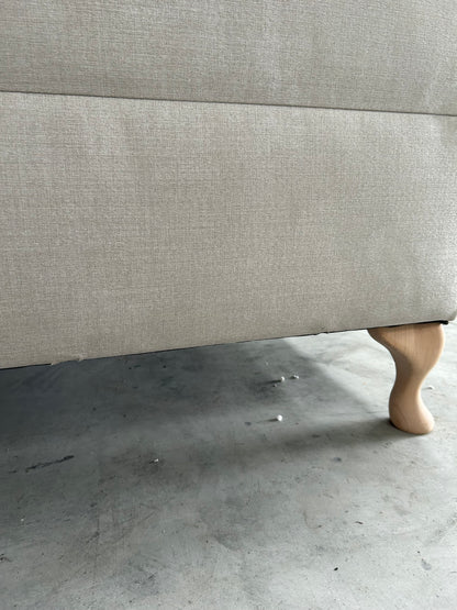 John Lewis Sofa Belgrave Large 3 Seater Linen Natural