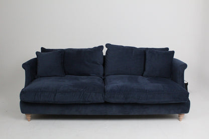 John Lewis  3 Seater Sofa Grand Bromley Blue 3 Seater Sofa