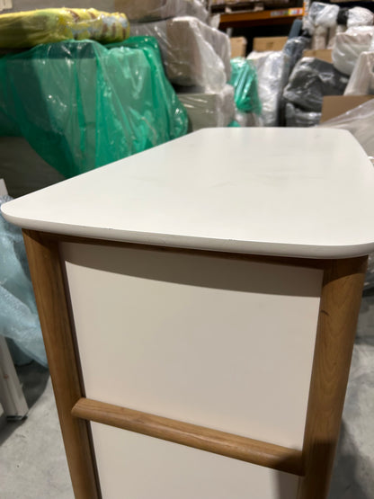 John Lewis Bonn 3 drawer Bedroom Chest of Drawers White Natural