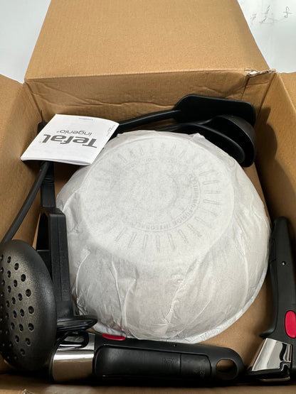 Tefal Ingenio Emotion Stainless Steel Pans, Lids & Utensils Set, 22 Piece