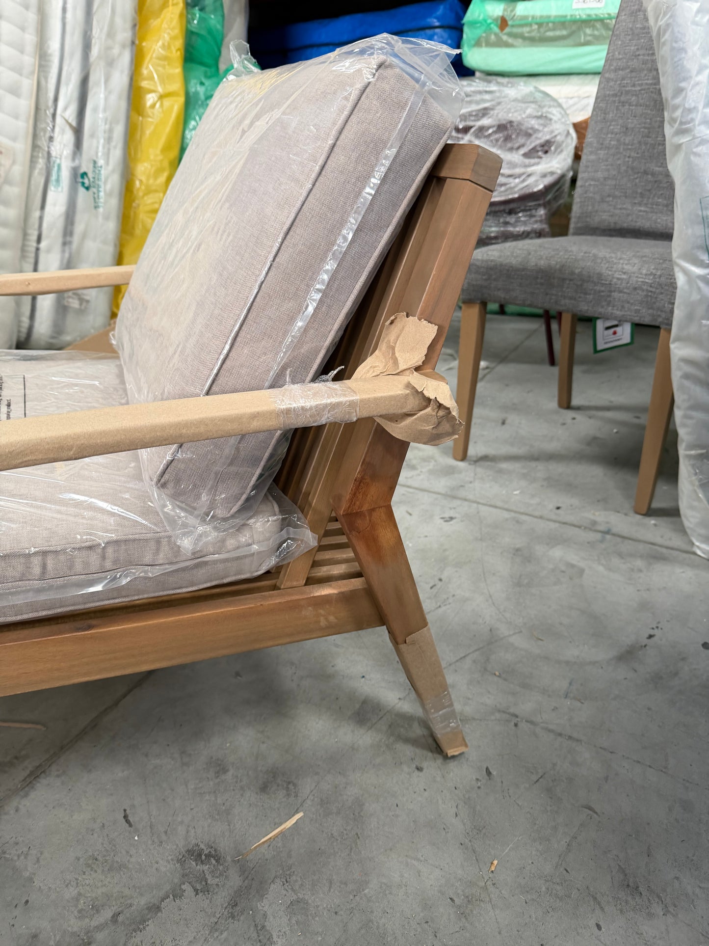 John Lewis Mona Garden Lounge Chair Acacia Wood Natural