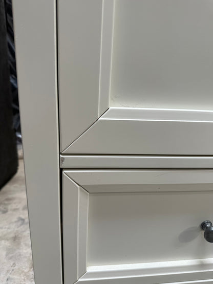 Julian Bowen Maine Triple Wardrobe with 2 Drawers Cream