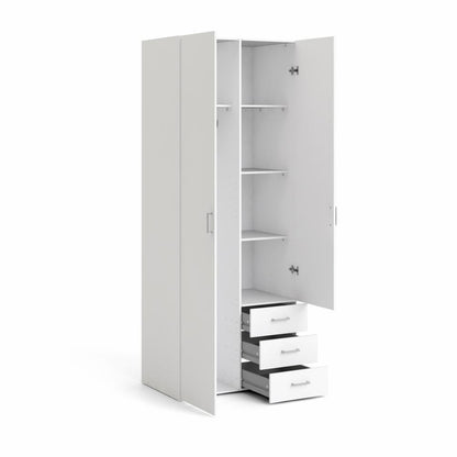 SPACE WARDROBE WITH 2 DOORS + 3 DRAWERS (200)