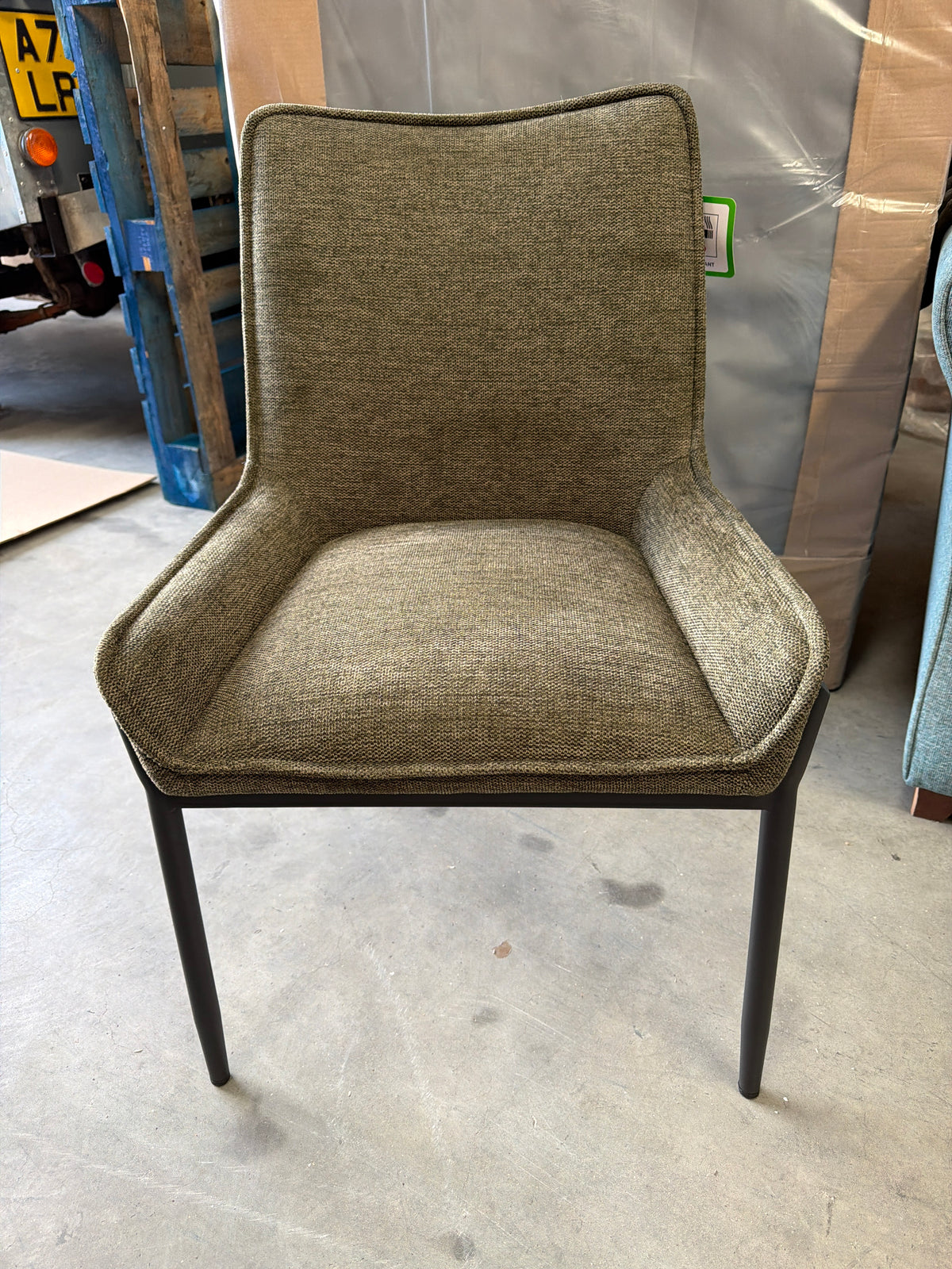 John Lewis Calgary Dining Chair, Set of 2, Green