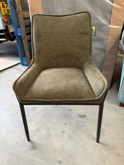 John Lewis Calgary Dining Chair, Set of 2, Green