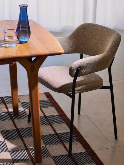 John Lewis Wise Dining Armchair, Set of 2, Taupe